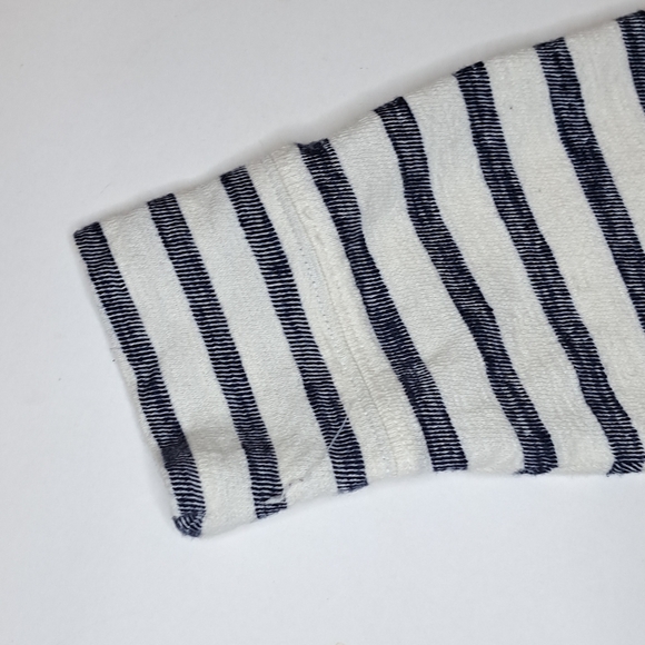 Old Navy Navy and White Striped Hoodie Zip Sweatshirt Size XXL $13 - Picture 6 of 9